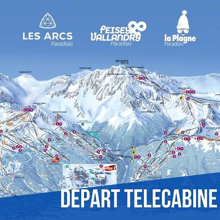 Elegant Et Moderne Avec Vue Montagne Au Coeur De Paradiski - Garage - 8Pers - 90M2 - Sabaudinha La Plagne Bagian luar foto