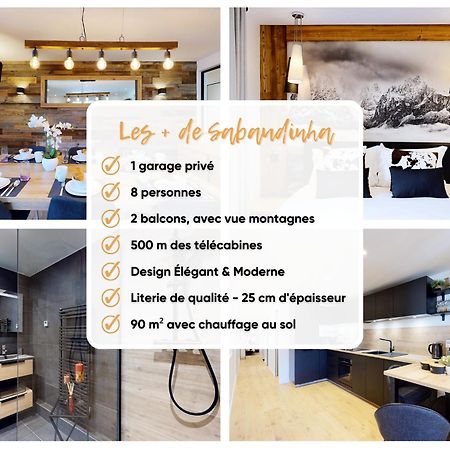 Elegant Et Moderne Avec Vue Montagne Au Coeur De Paradiski - Garage - 8Pers - 90M2 - Sabaudinha La Plagne Bagian luar foto